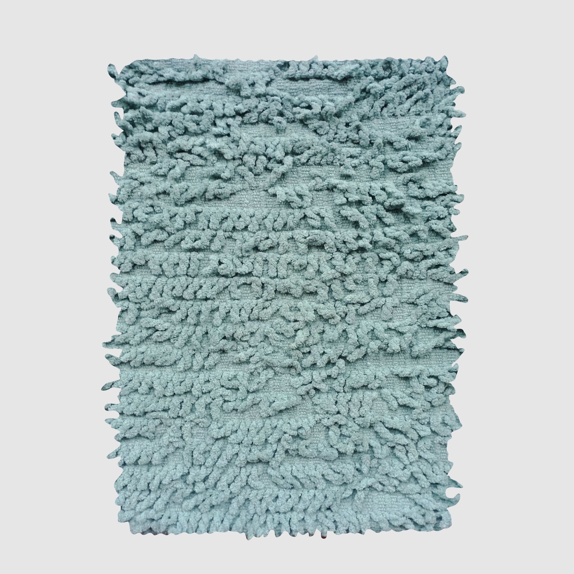 Tapete De Baño Shaggy Loop 40x60 Cm Turquesa