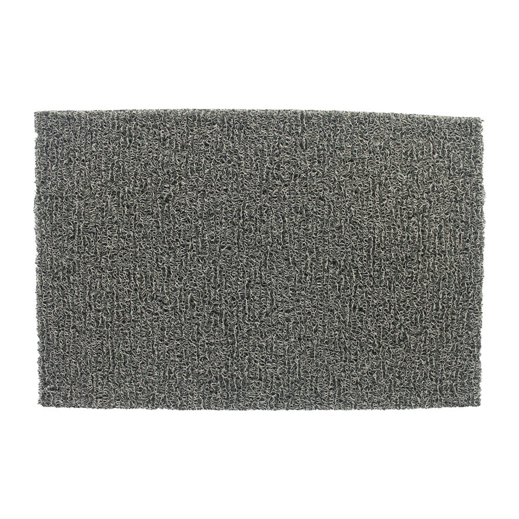 Tapete De Entrada Bicolor 40x60 Cm Negro/Gris Setx2 Unidades