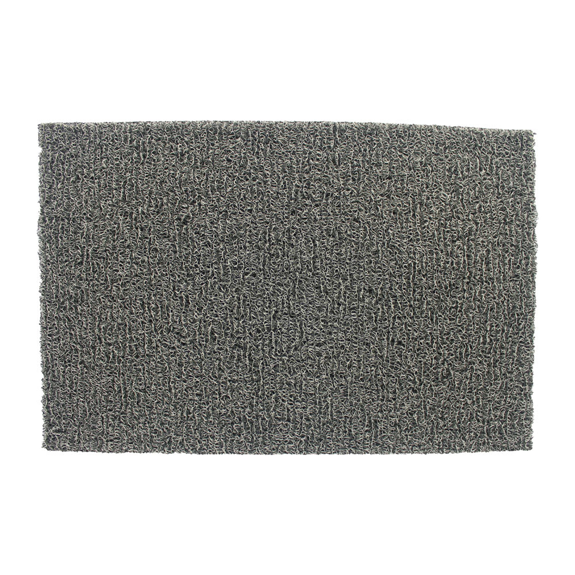 Tapete De Entrada Bicolor 40x60 Cm Negro/Gris Setx2 Unidades