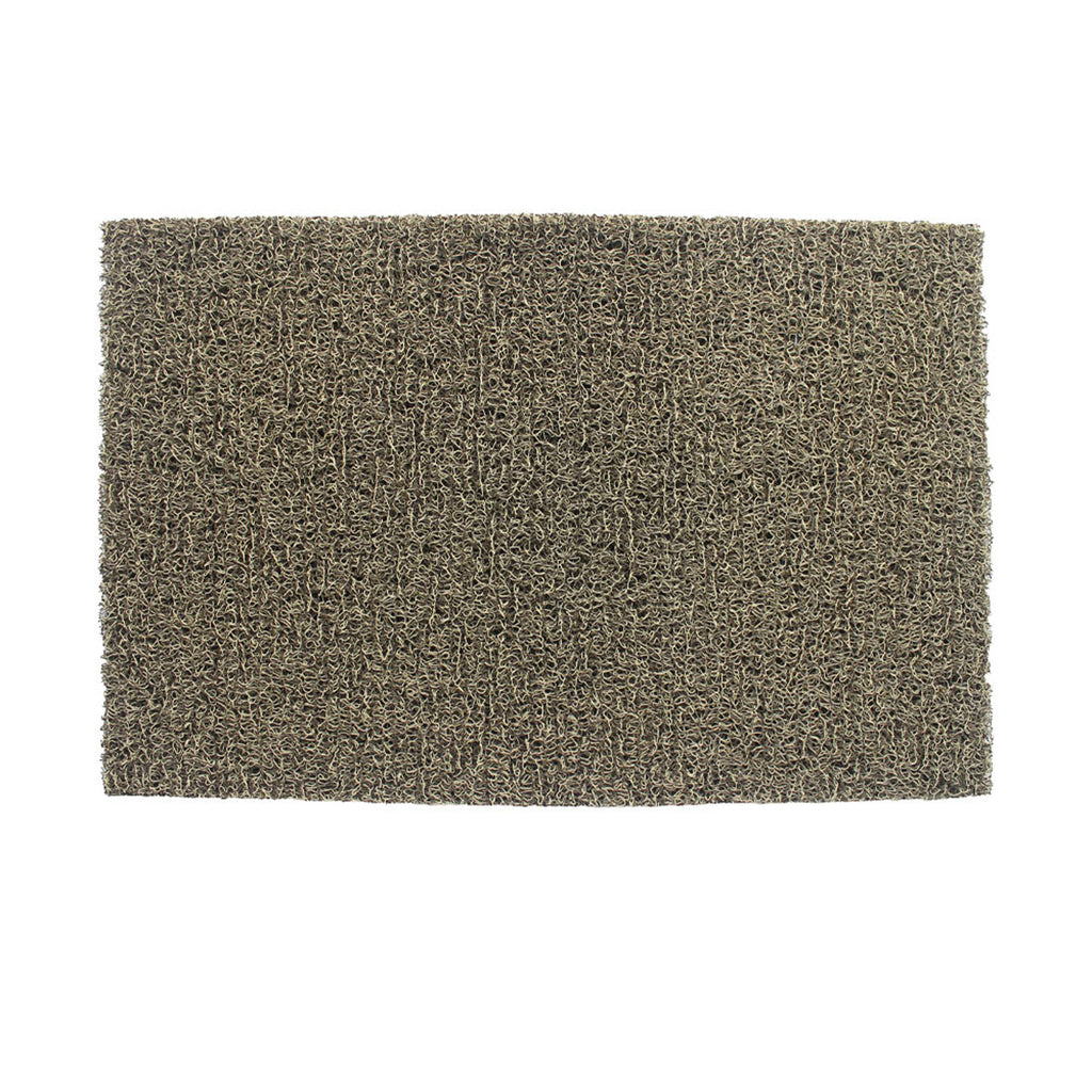 Tapete De Entrada Bicolor 40x60 Cm Cafe/Beige Setx2 Unidades
