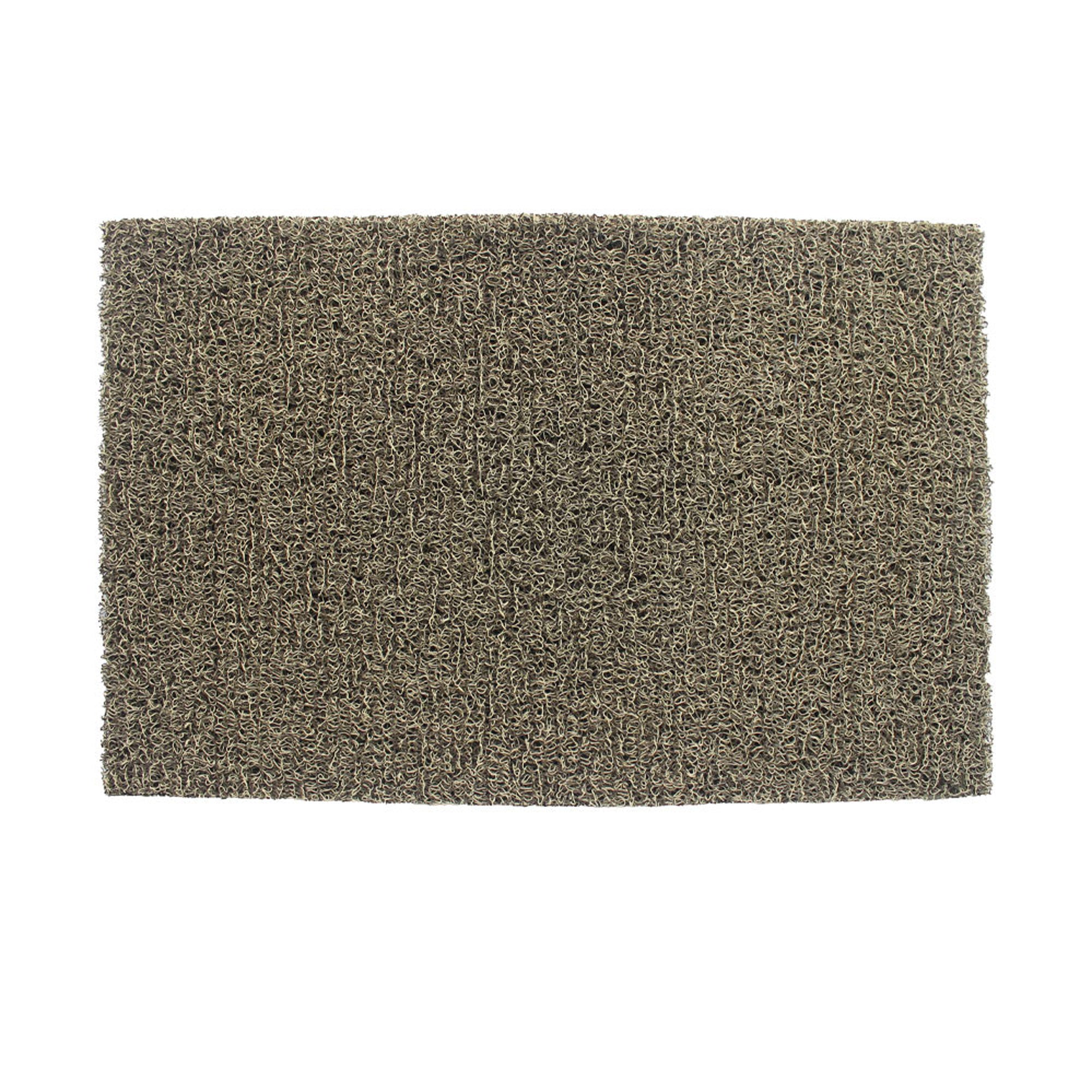 Tapete De Entrada Bicolor 40x60 Cm Cafe/Beige Setx2 Unidades