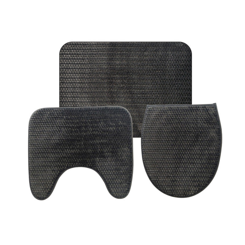 Setx3 Piezas Para Baño Baru Gris Oscuro