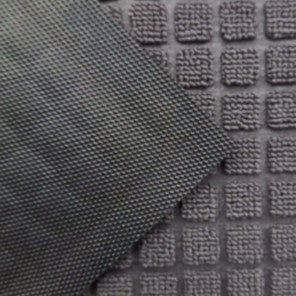 Tapete De Entrada Cuadros 45x75 Cm Gris