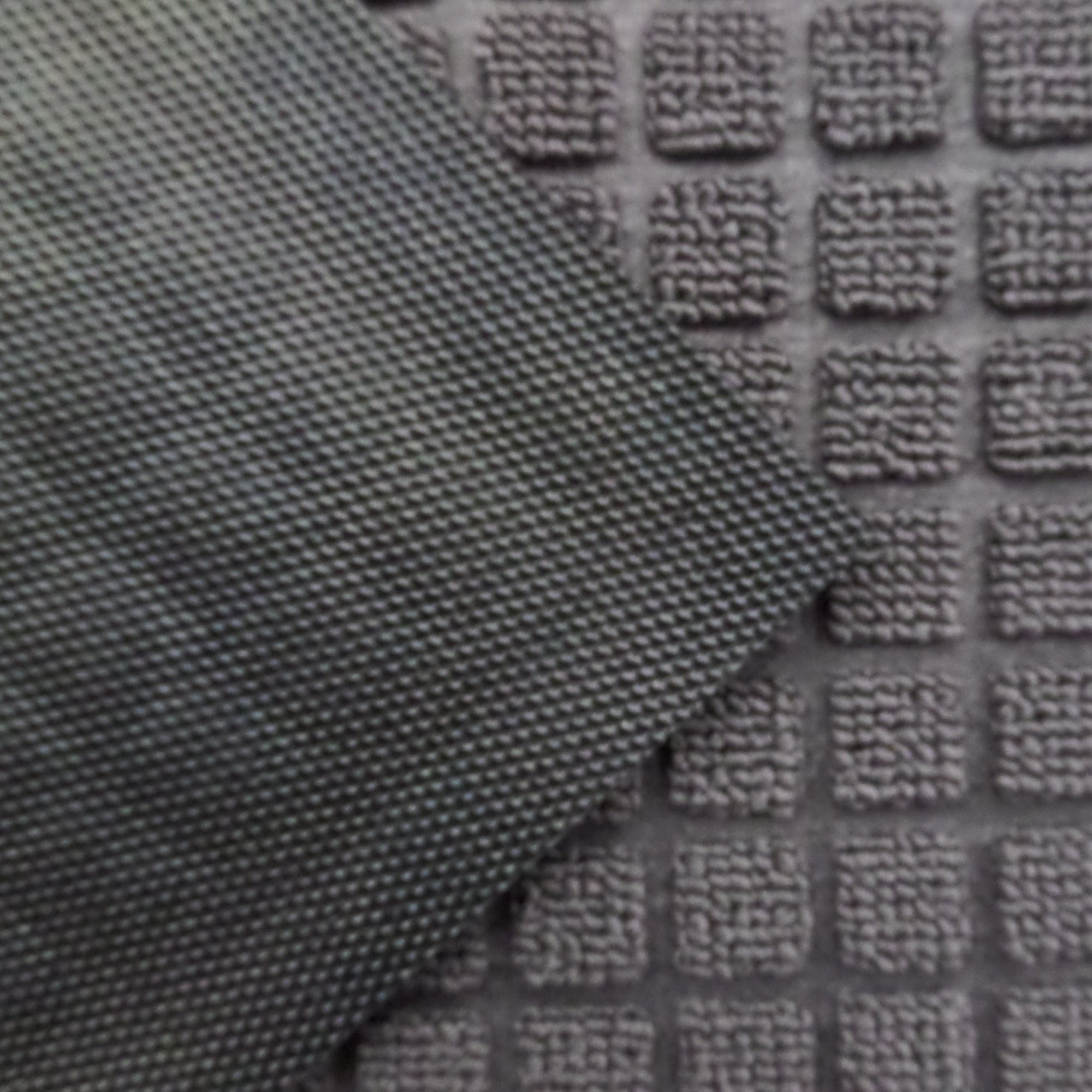 Tapete De Entrada Cuadros 45x75 Cm Gris