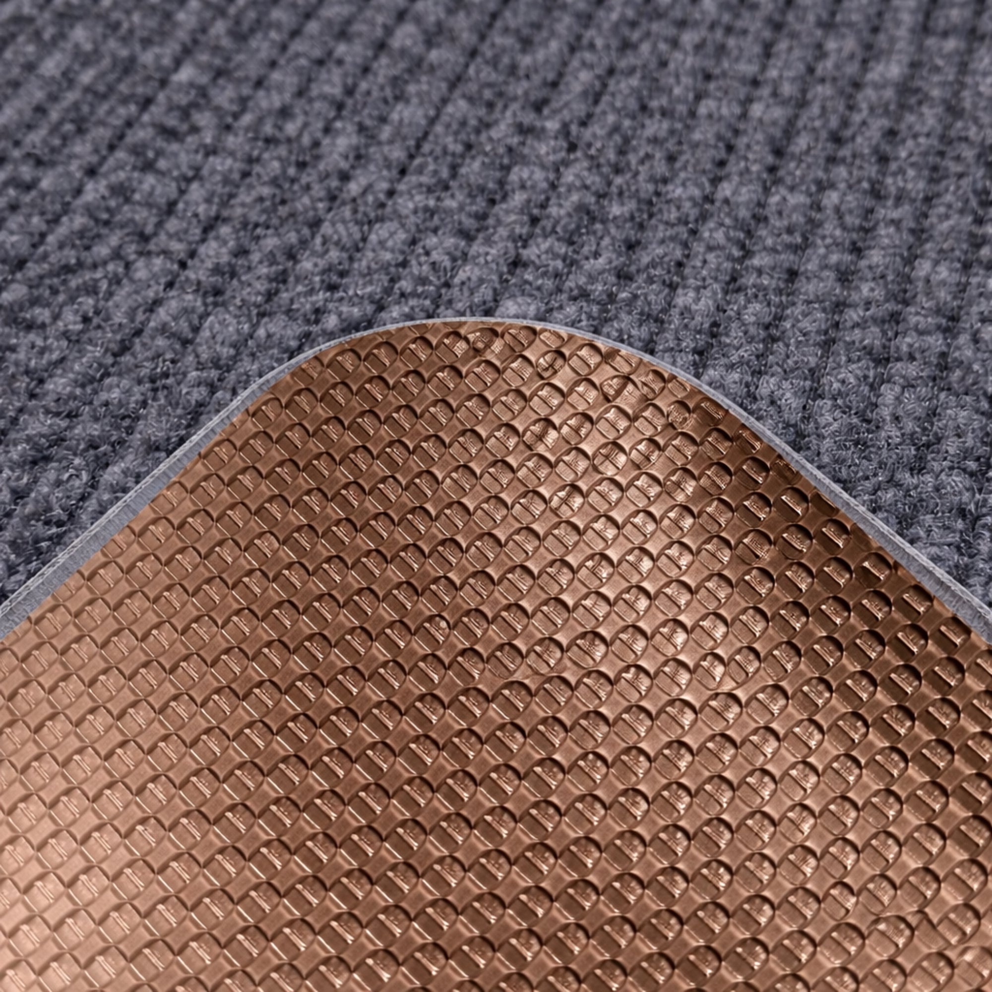 Alfombra Camino Acanalado 60x180 Cm (Gris Claro)