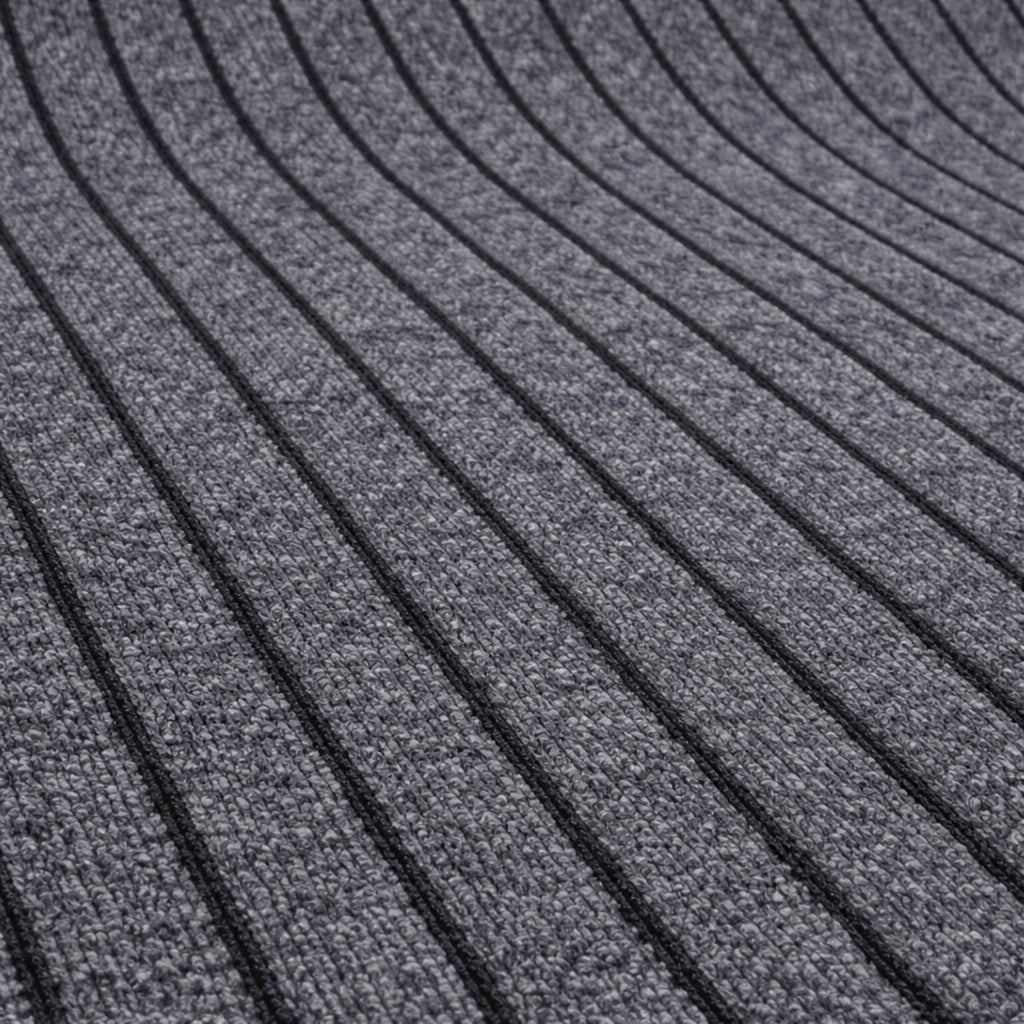 Alfombra Camino Acanalado 60x180 Cm (Gris Claro)