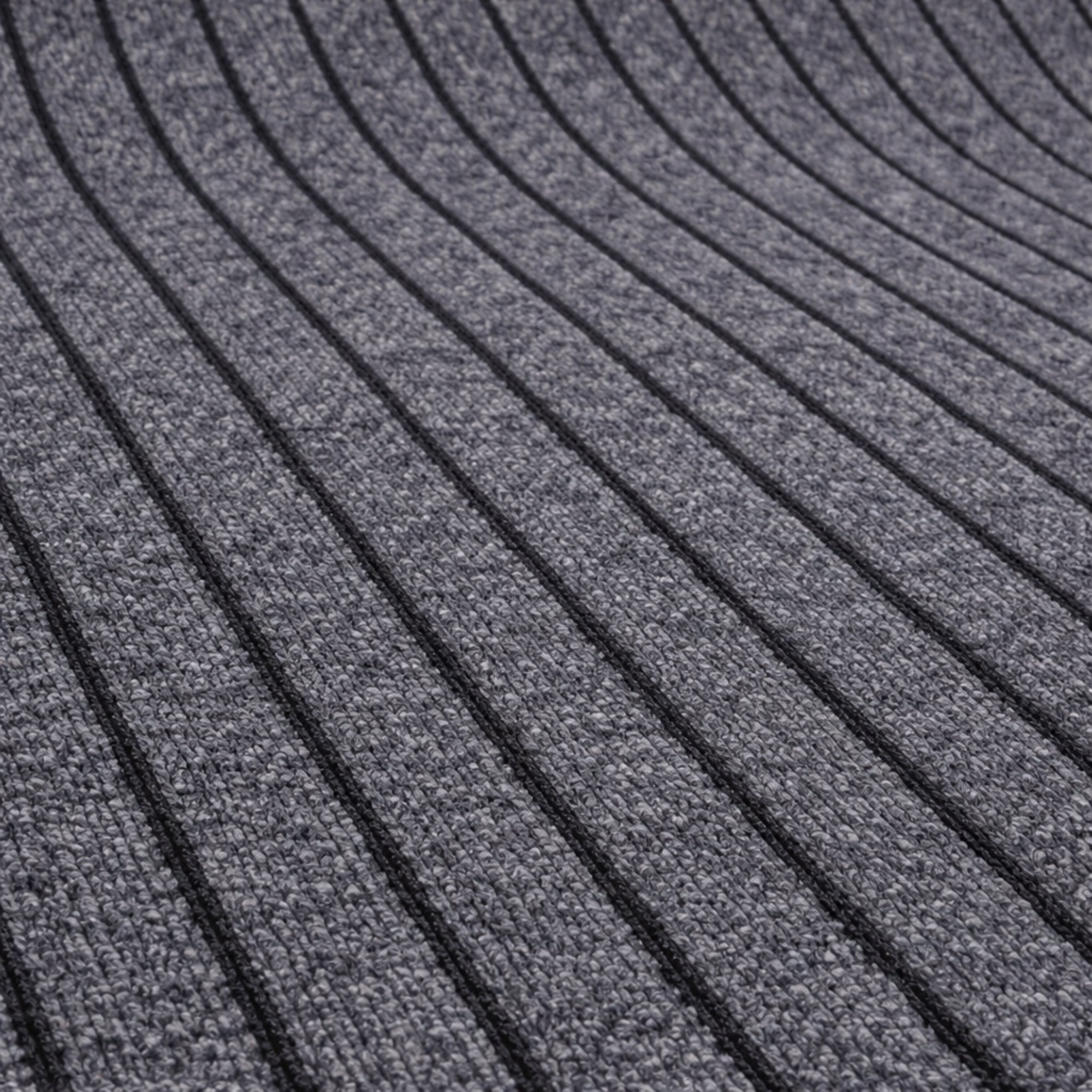 Alfombra Camino Acanalado 60x180 Cm (Gris Claro)