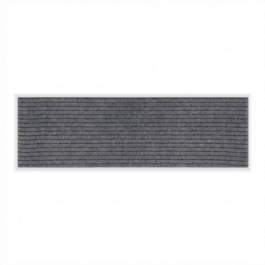 Tapete Camino Acanalado 60x180 Cm Gris