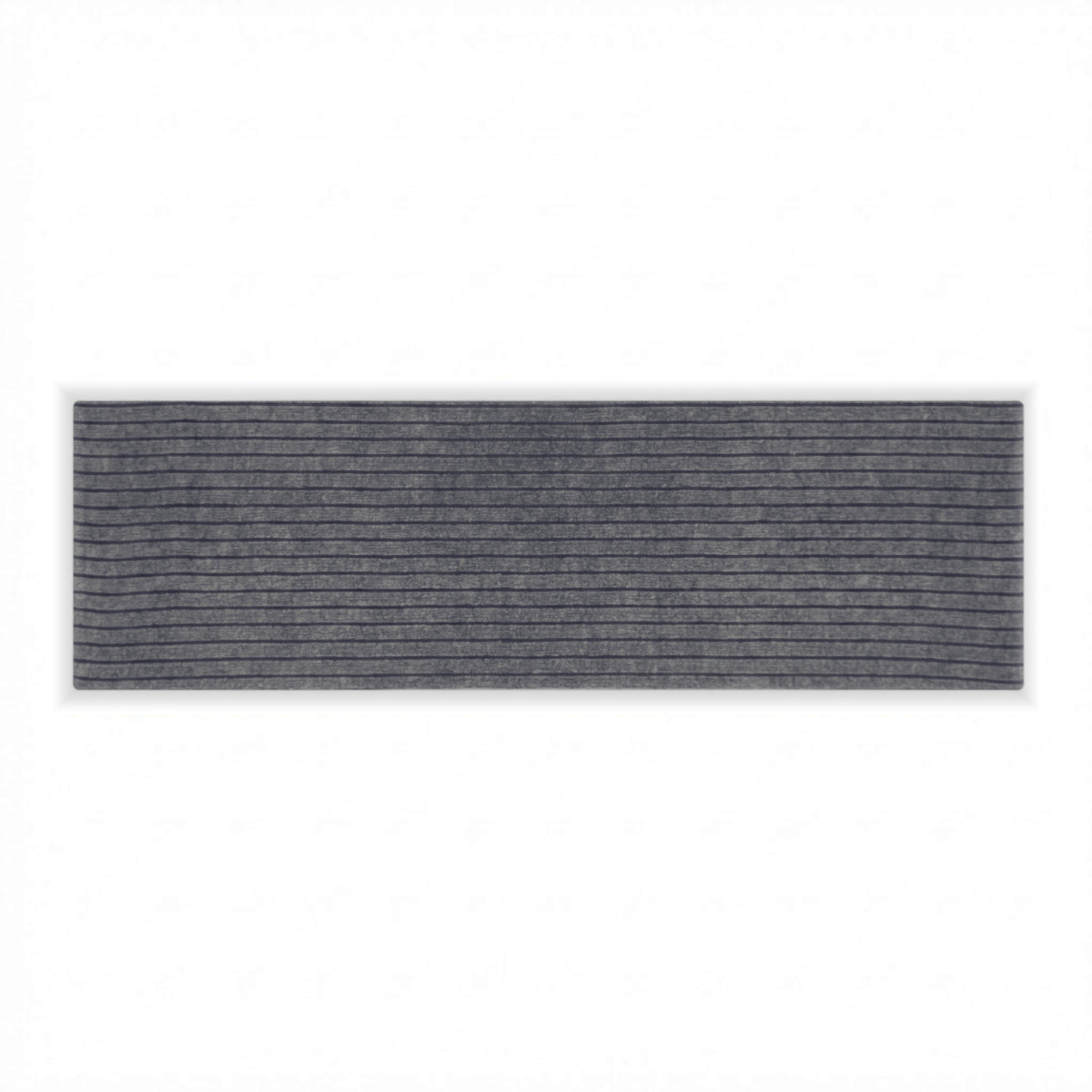 Tapete Camino Acanalado 60x180 Cm Gris