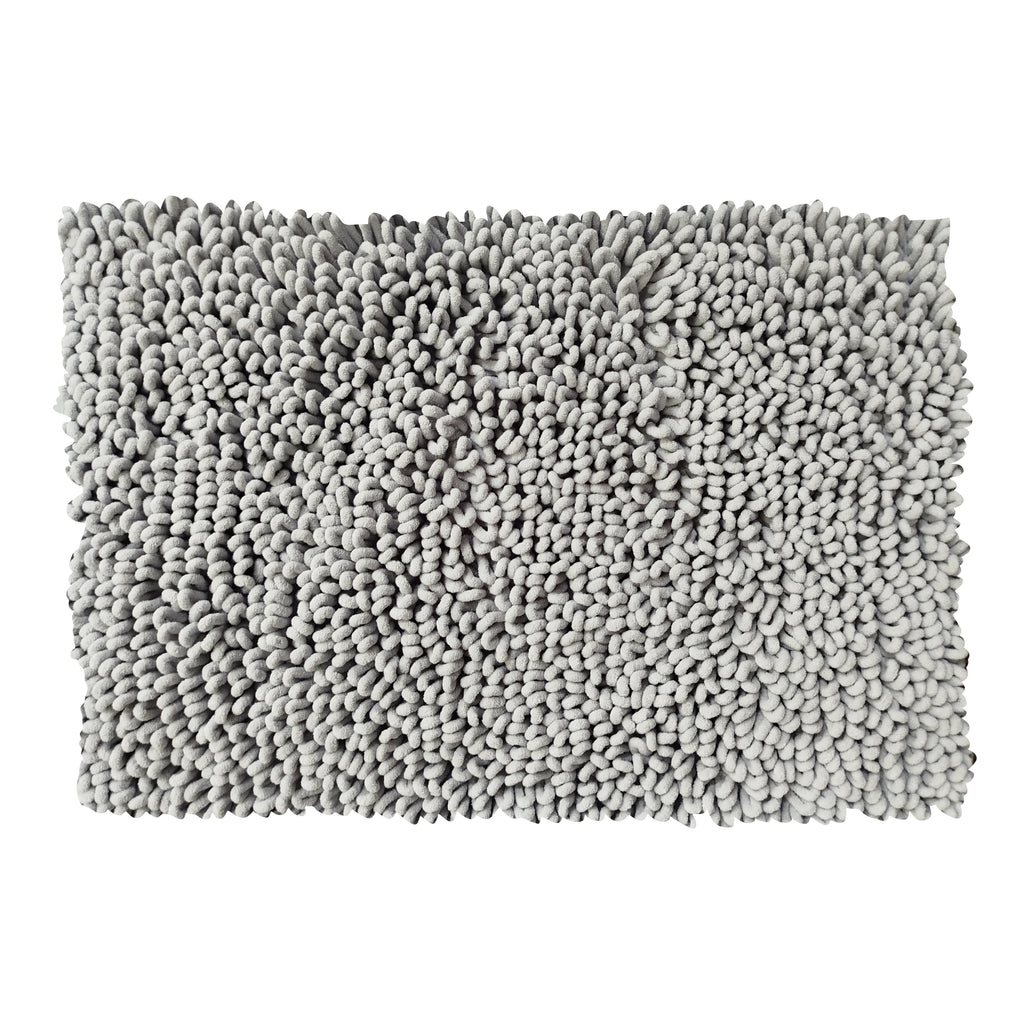 Alfombra De Baño Loop Soft 40x60 Cm Gris Claro