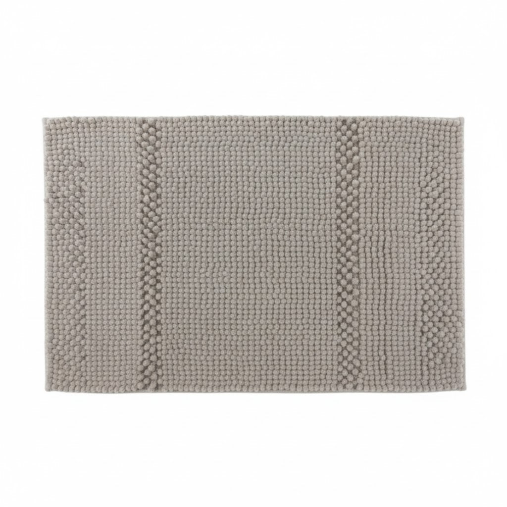 Tapete De Baño Borneo 40x60 Cm (Gris)
