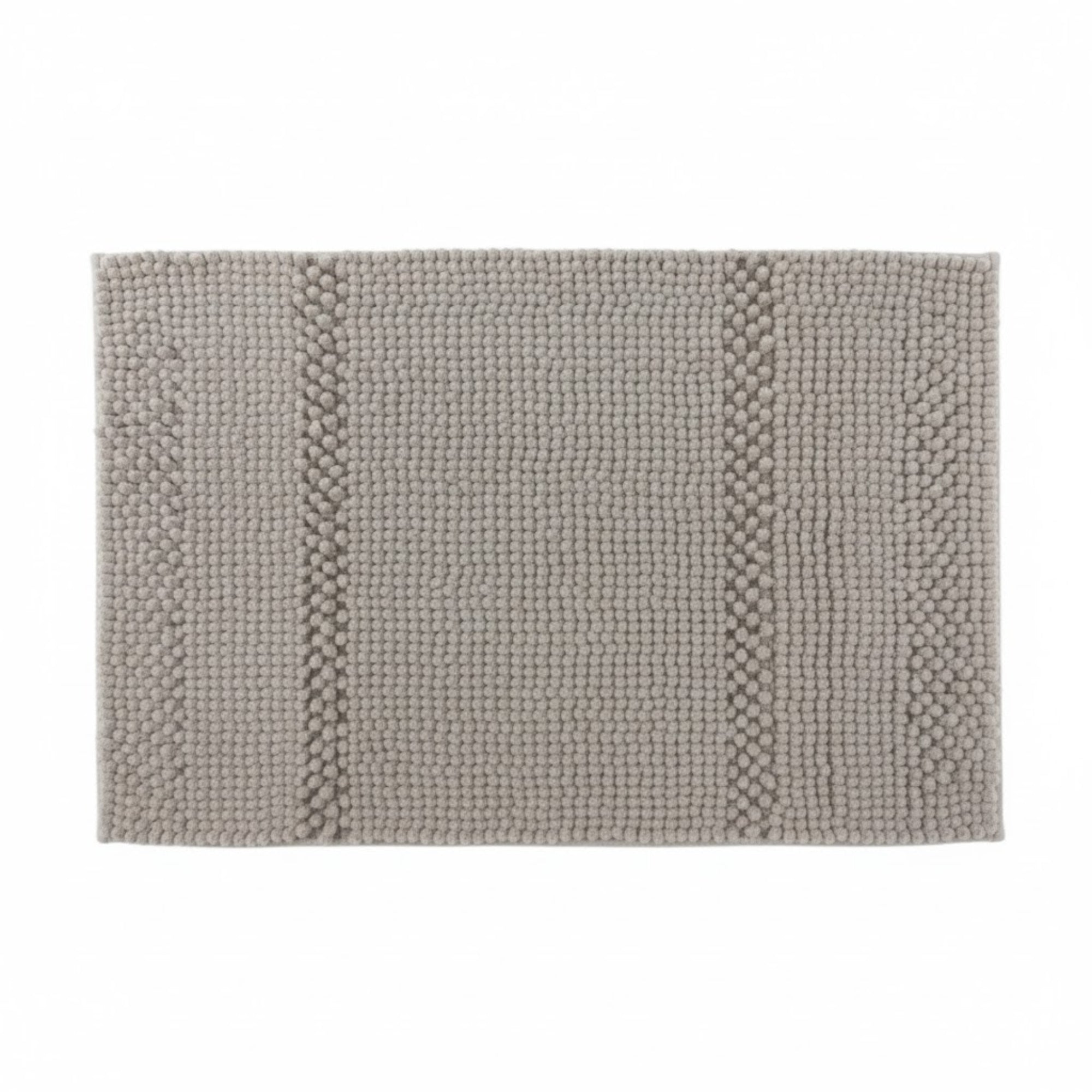 Tapete De Baño Borneo 40x60 Cm (Gris)