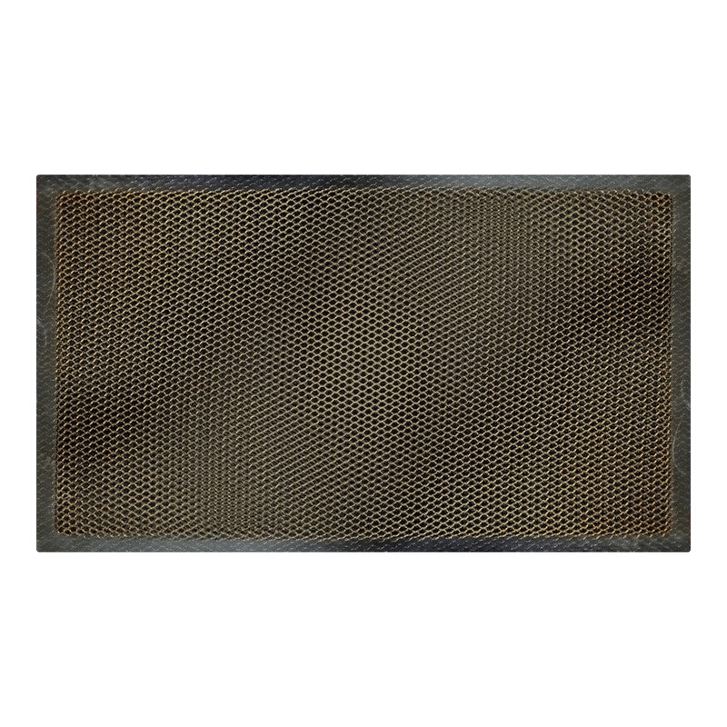 Tapete De Entrada Herning 40x60 Cm Negro/Naranja