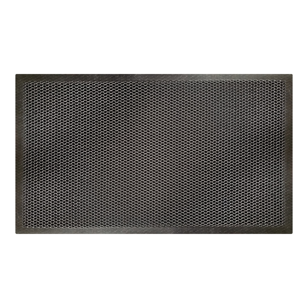 Tapete De Entrada Herning 45x75 Cm Negro/Gris