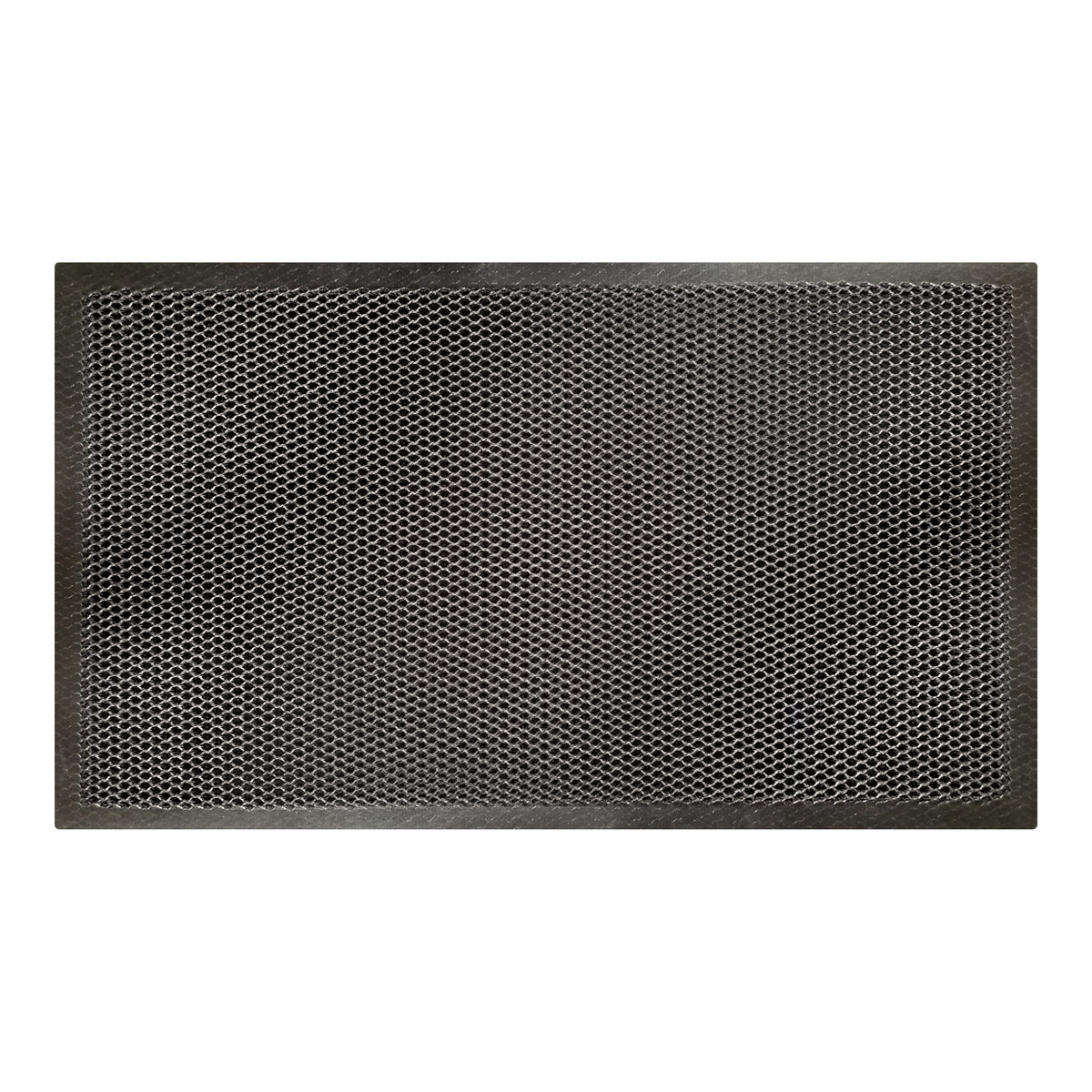 Tapete De Entrada Herning 45x75 Cm Negro/Gris