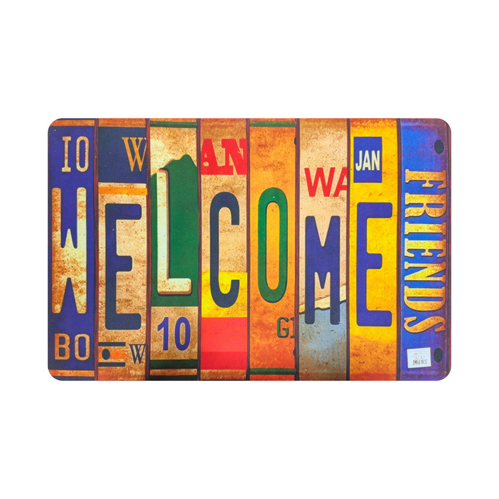 Tapete De Entrada Welcome 40x60 Cm Diseño 200 Setx2 unidades
