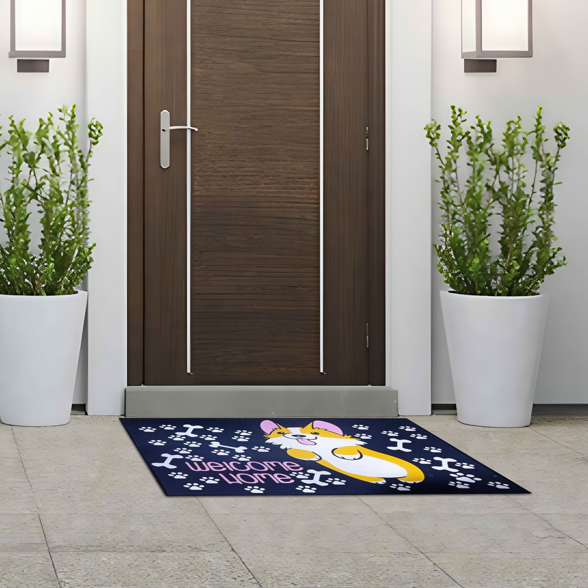 Tapete de entrada pet impreso new 45x75 cm 400 setx2 unidades
