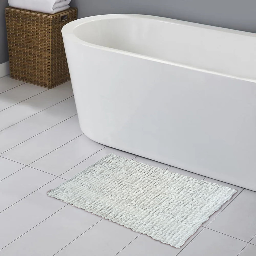 Alfombra de baño jamaica 040x060 Blanco