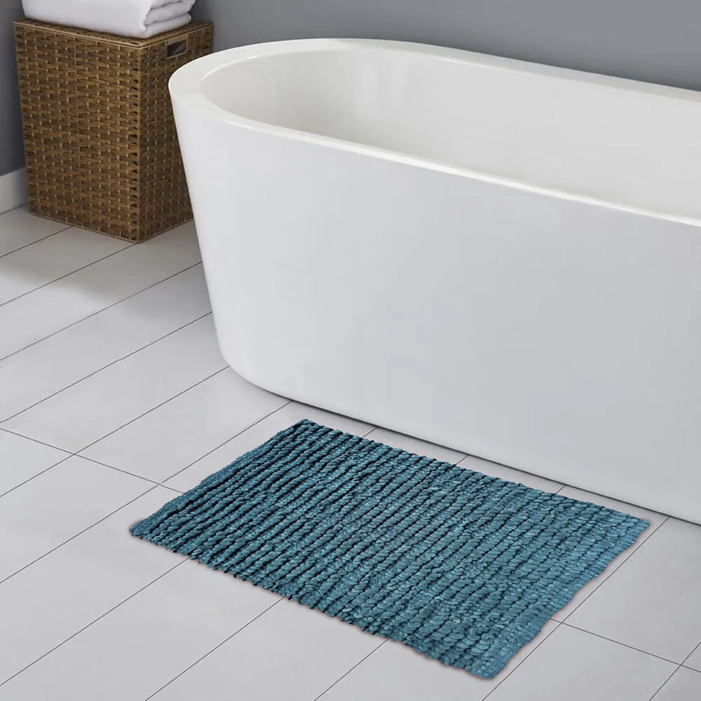 Alfombra de baño jamaica 040x060 Azul oscuro