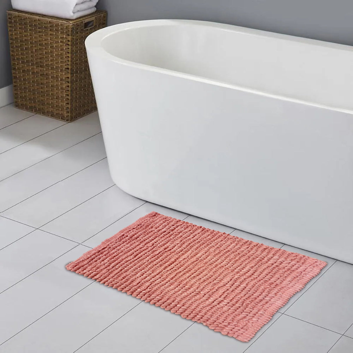 Alfombra de baño jamaica 040x060 Rosa