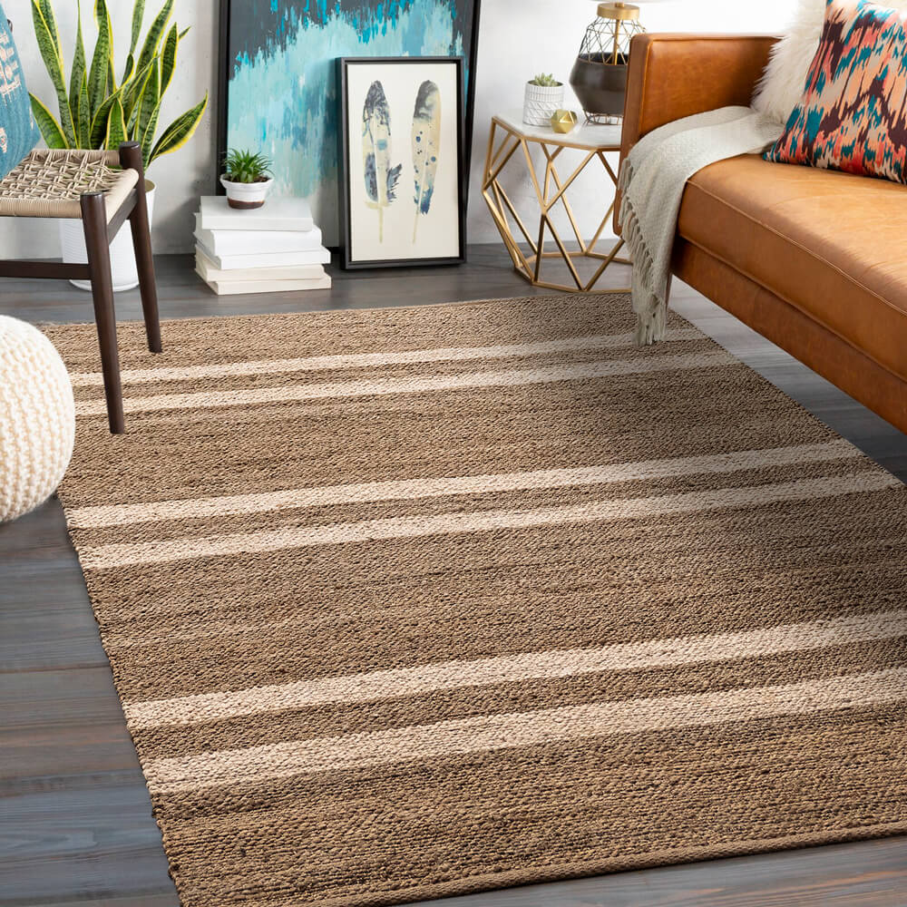 Alfombra Yute Lotus White 200x300 Cm