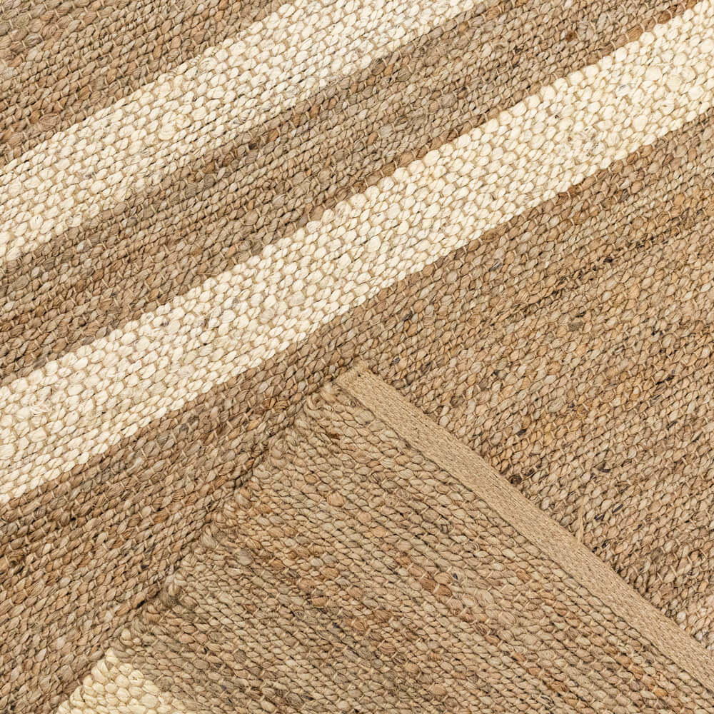 Alfombra Yute Lotus White 200x300 Cm