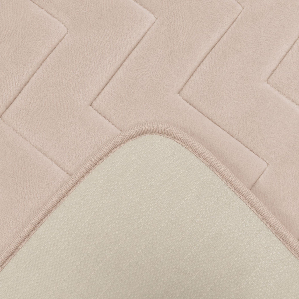 Tapete De Baño Memory 40x60 Cm Setx2 Unds Beige