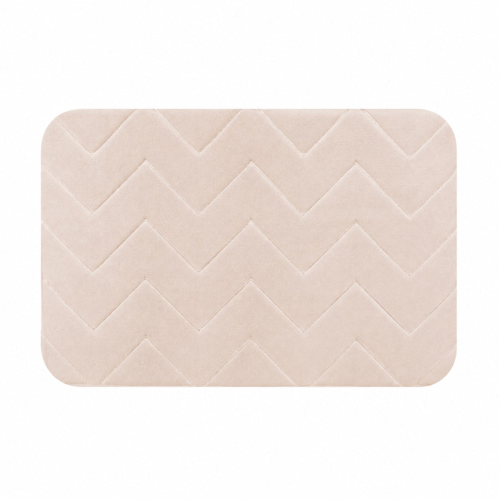 Tapete De Baño Memory 40x60 Cm Setx2 Unds Beige