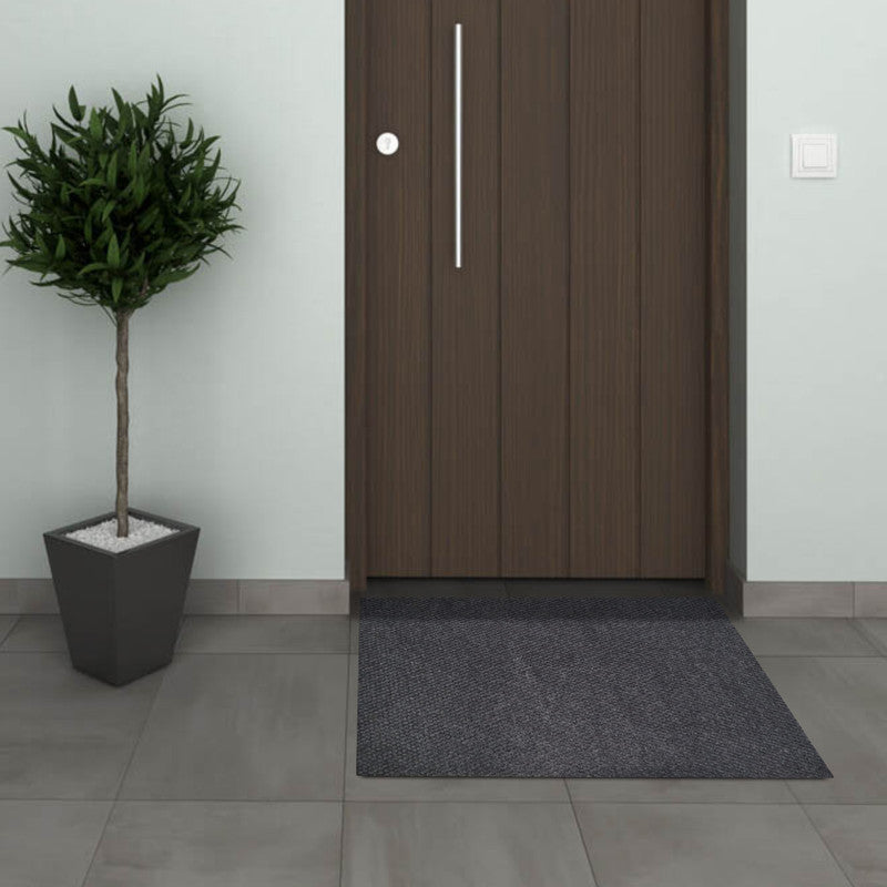 Tapete De Entrada Aarhus Setx2 Unidades 45x75 Cm Negro