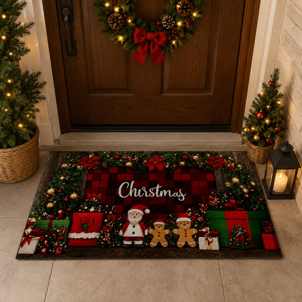 Alfombra Decorativa Navidad 50X80 Cm diseño 100 (setx2 unidades)
