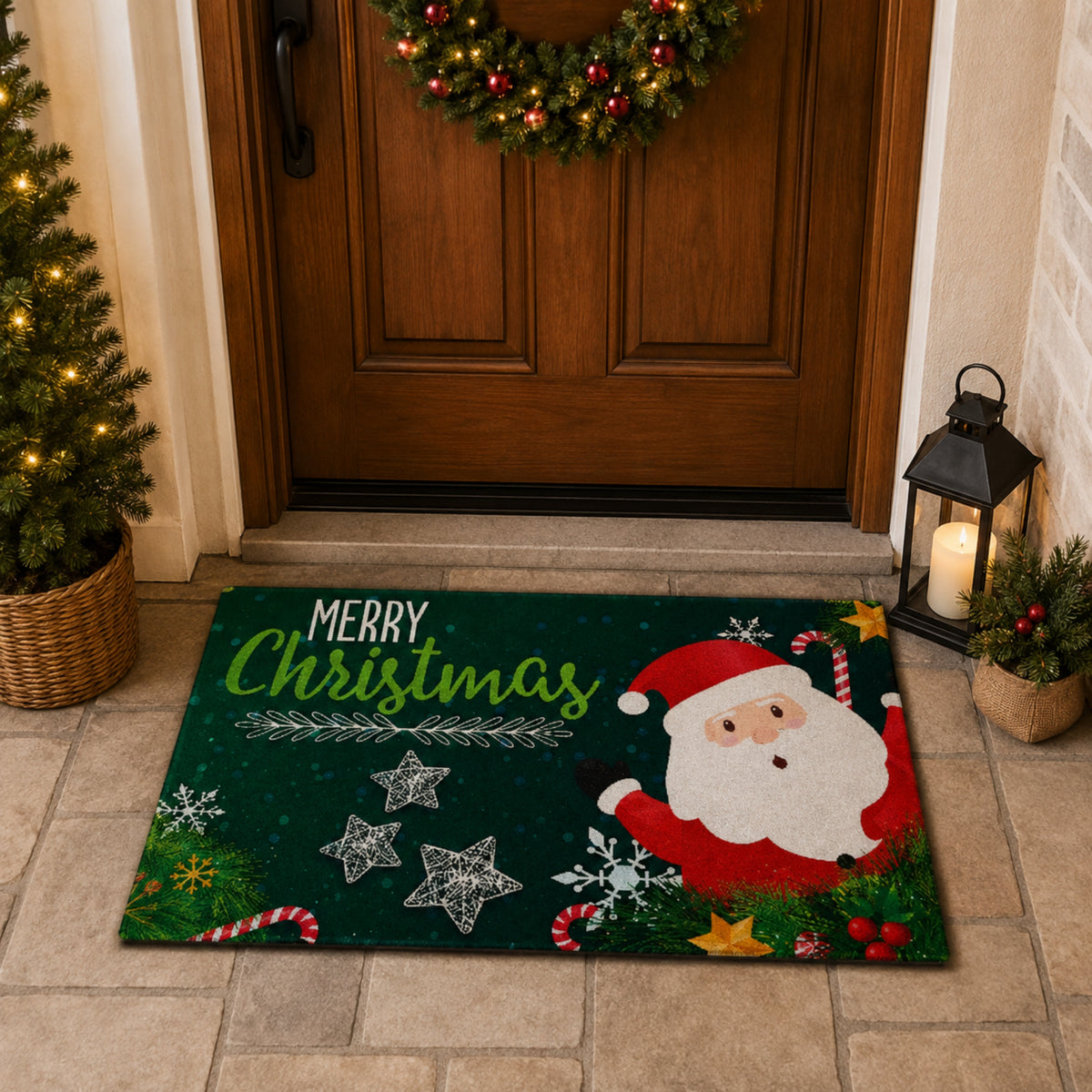 Alfombra Decorativa Navidad 50X80 Cm diseño 200 (setx2 unidades)