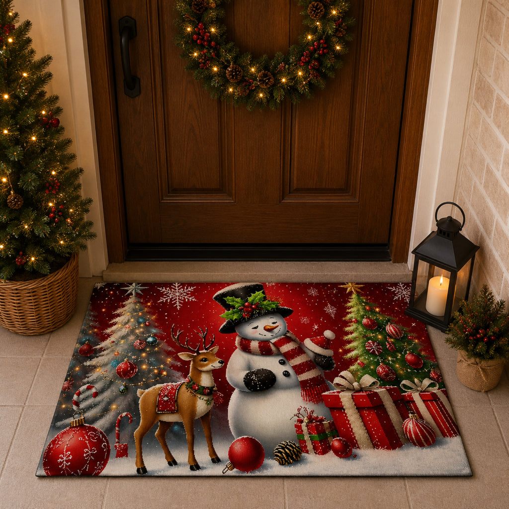 Alfombra Decorativa Navidad 50X80 Cm diseño 300 (setx2 unidades)