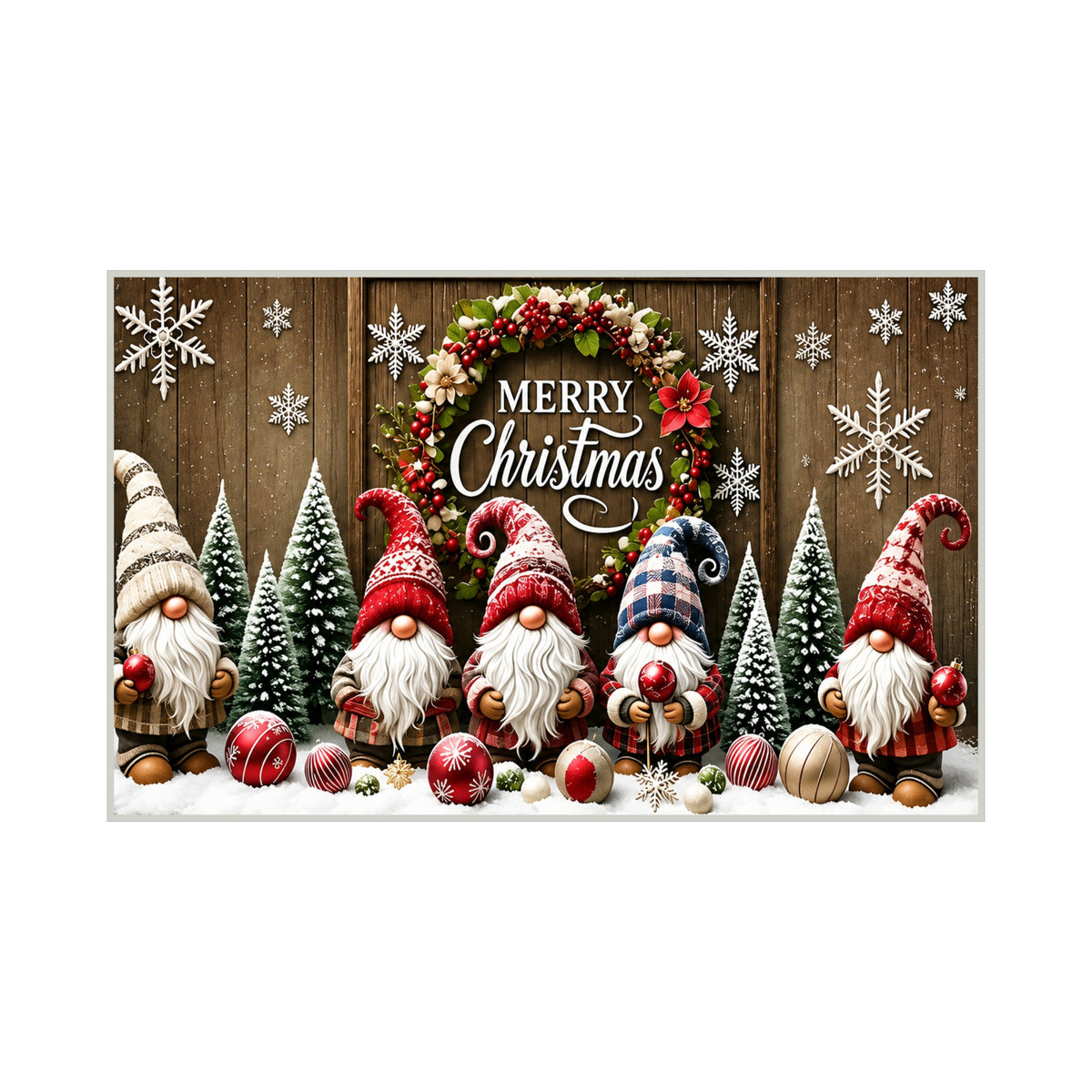 Alfombra Decorativa Navidad 50X80 Cm diseño 500 (setx2 unidades)