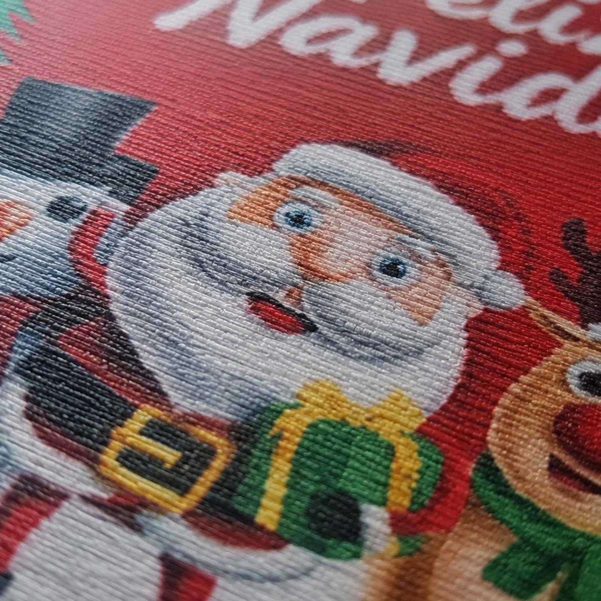 Alfombra Decorativa Navidad 40x60 Cm diseño 101 (setx2 unidades)