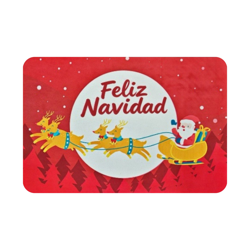 Alfombra Decorativa Navidad 40x60 Cm diseño 102 (setx2 unidades)