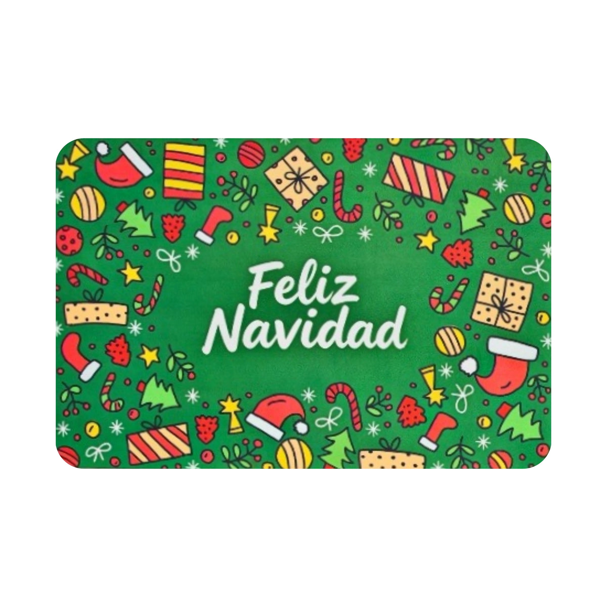 Alfombra Decorativa Navidad 40x60 Cm diseño 103 (setx2 unidades)
