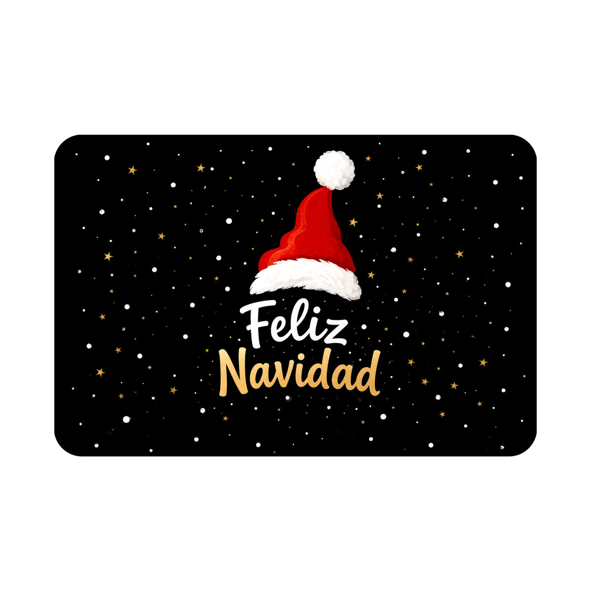 Alfombra Decorativa Navidad 40x60 Cm diseño 104 (setx2 unidades)