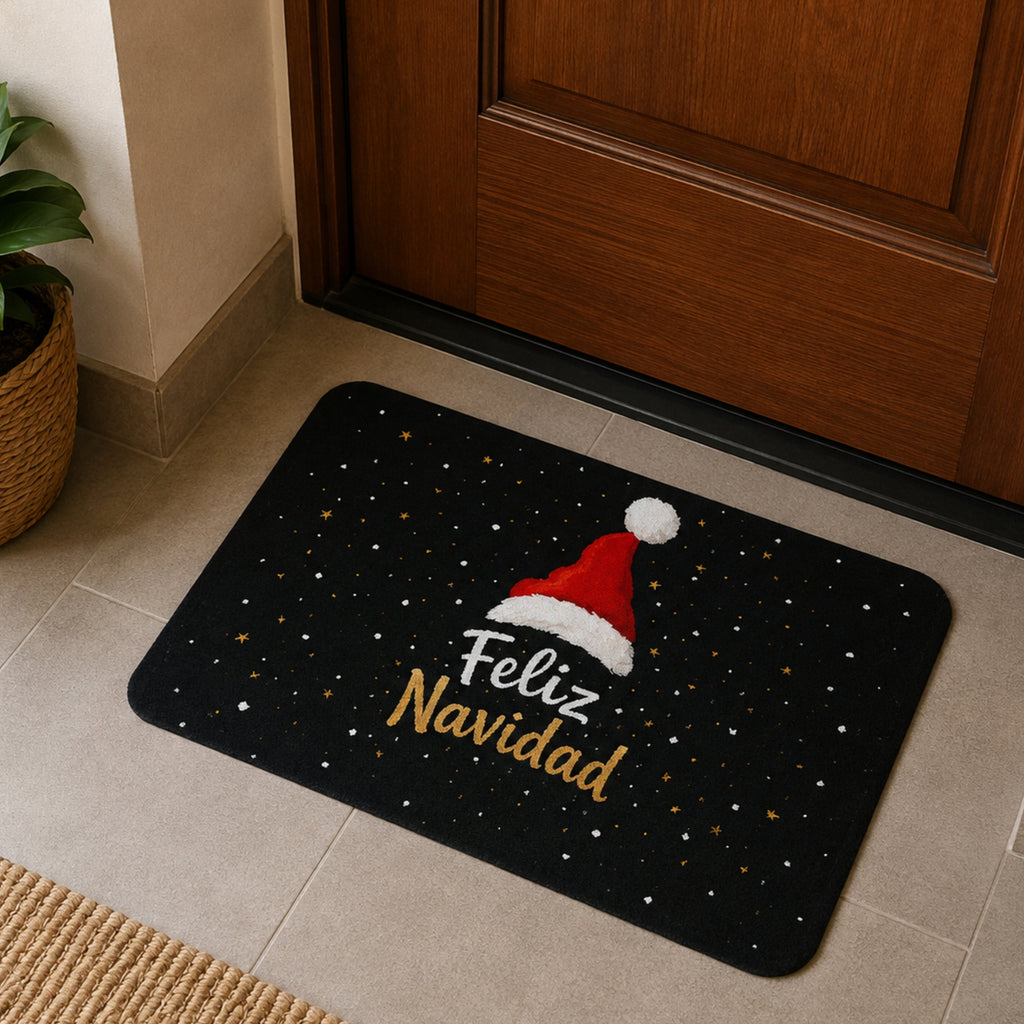 Alfombra Decorativa Navidad 40x60 Cm diseño 104 (setx2 unidades)