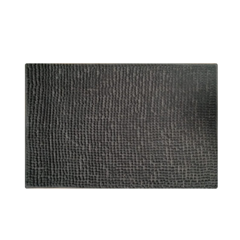 Tapete De Baño Shaggy Silk Setx2 Unidades 40x60 Cm Gris Oscuro
