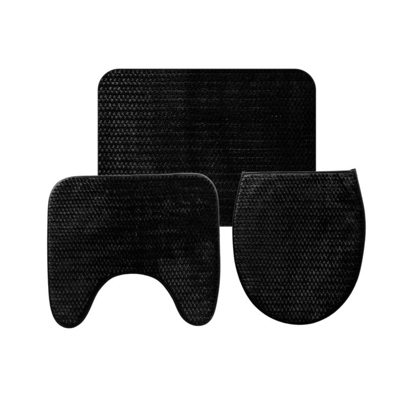 Setx3 Piezas Para Baño Baru Negro