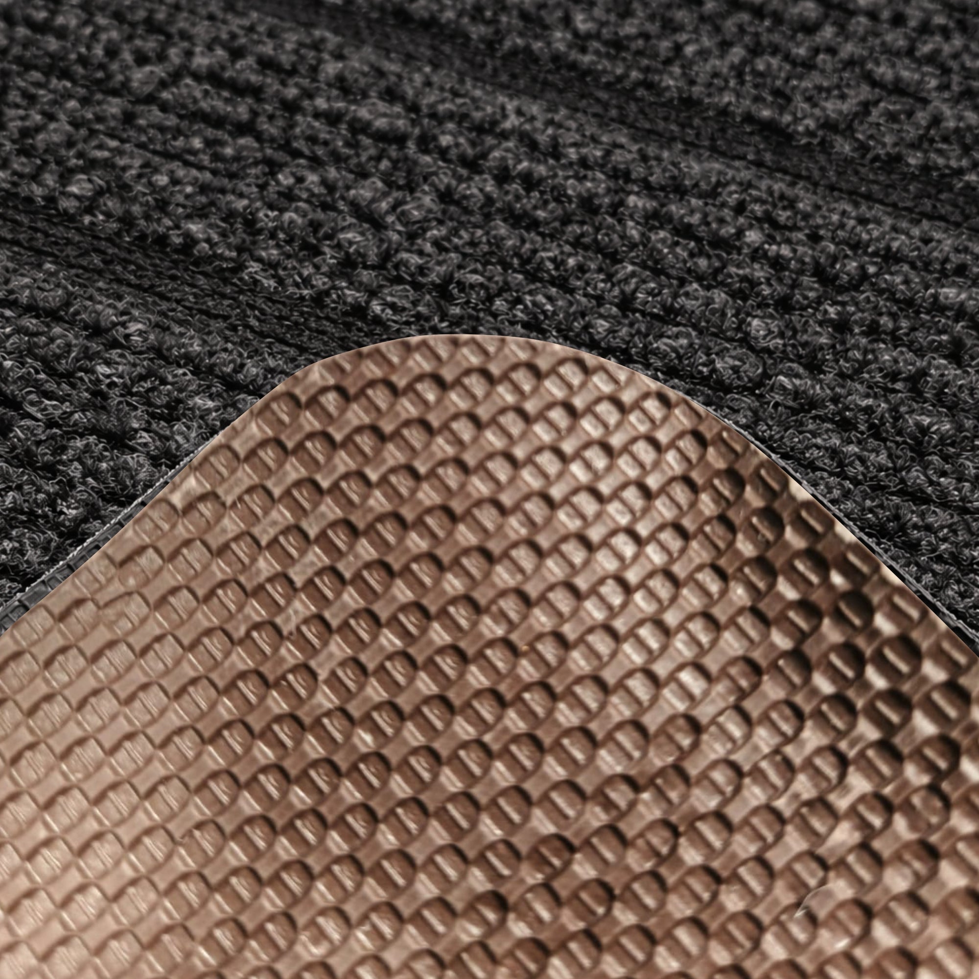 Alfombra Camino Acanalado 60x180 Cm (Gris Oscuro)