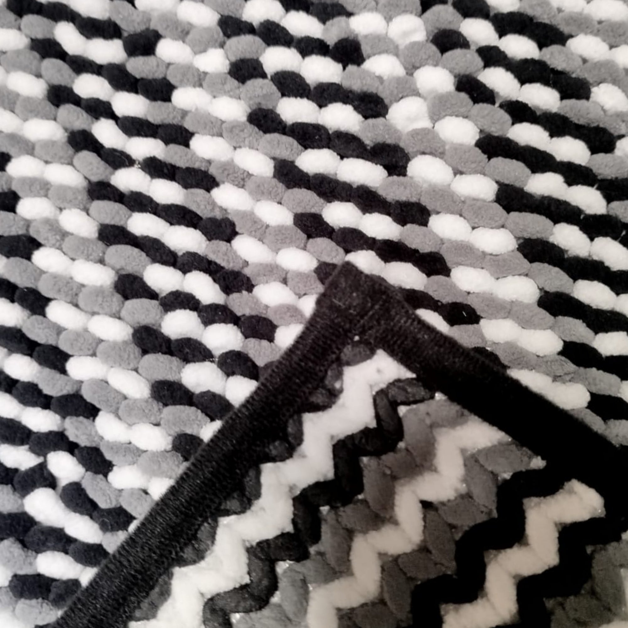 Alfombra De Baño Azores 40x60 Cm Negro