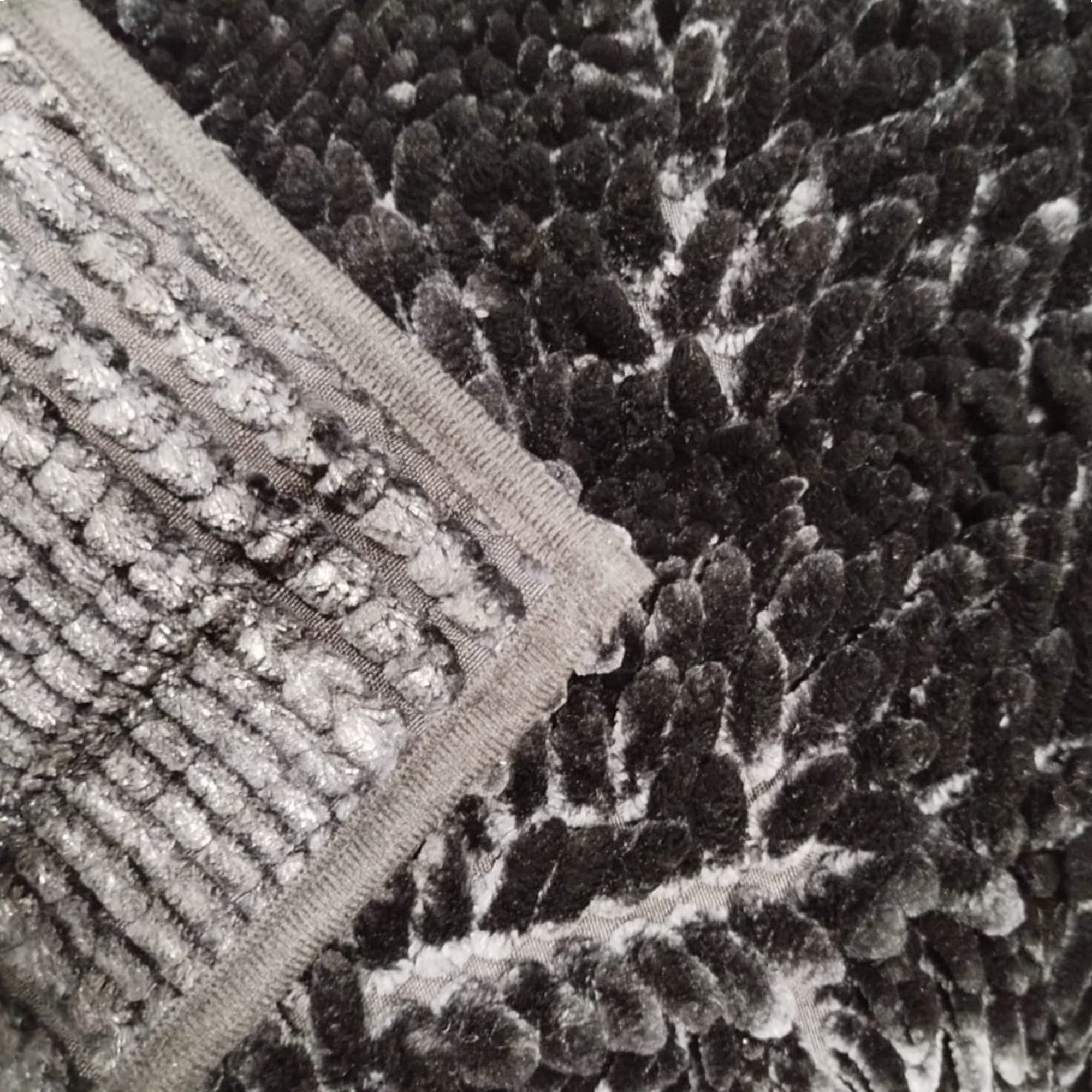Alfombra De Baño Fusion 40x60 Cm Negro