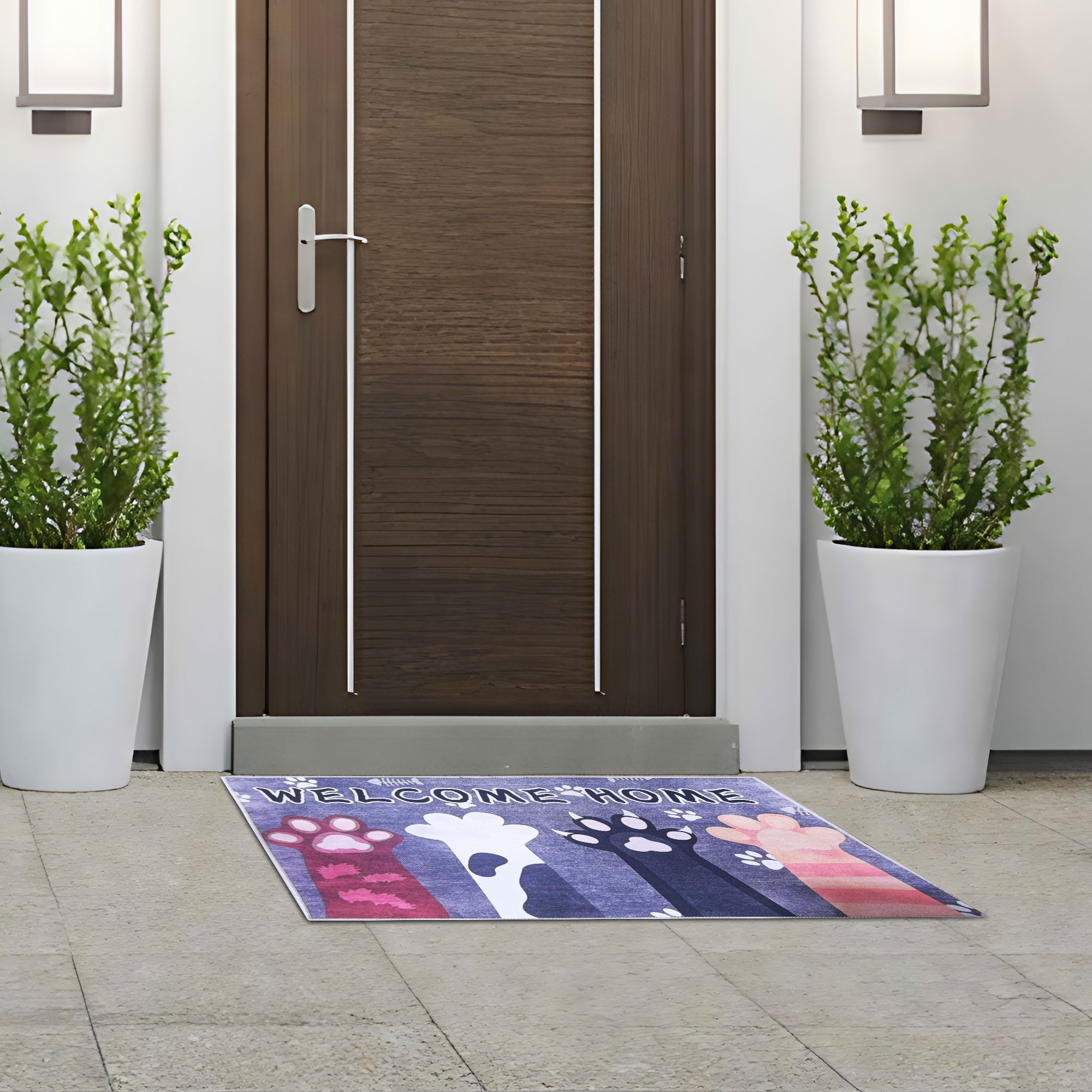 Tapete de entrada pet impreso new 45x75 cm 500 setx2 unidades