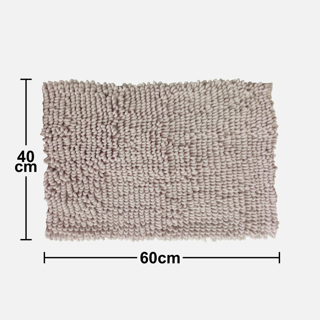 Alfombra De Baño Loop Soft 40x60 Cm Beige