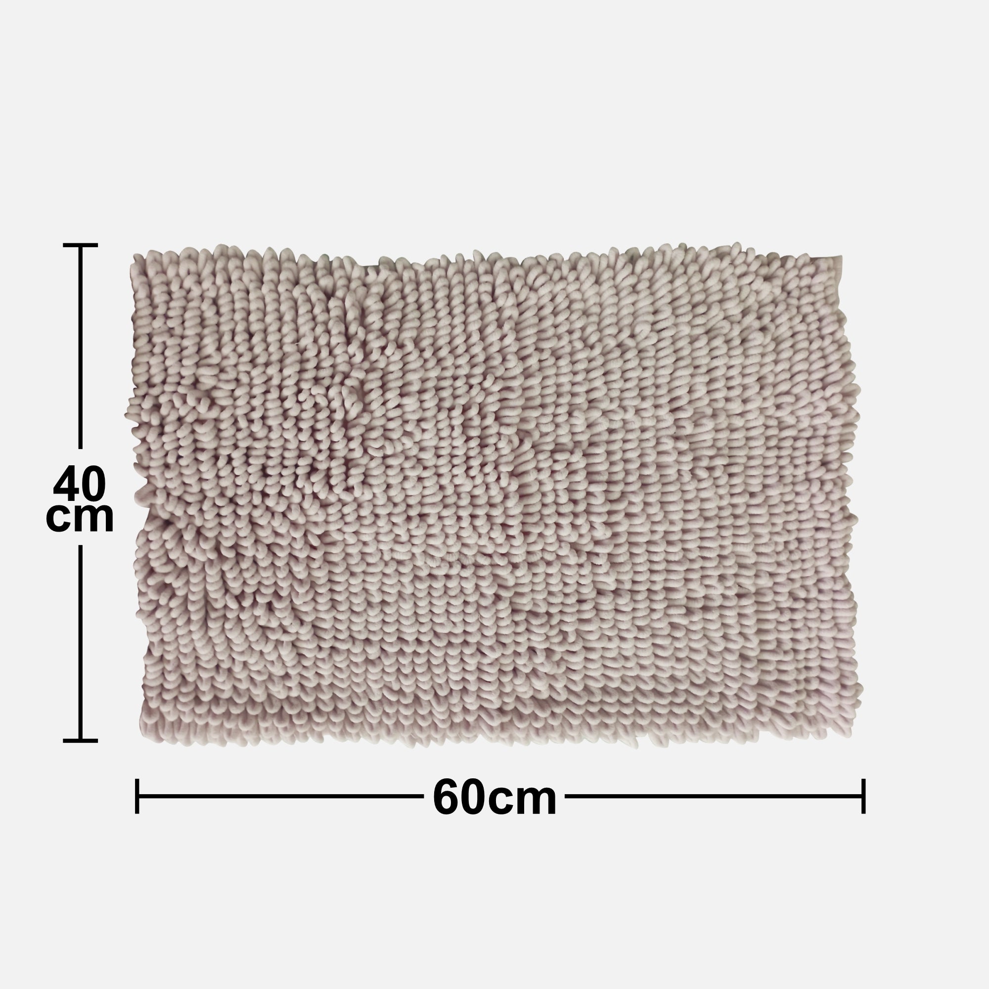 Alfombra De Baño Loop Soft 40x60 Cm Beige