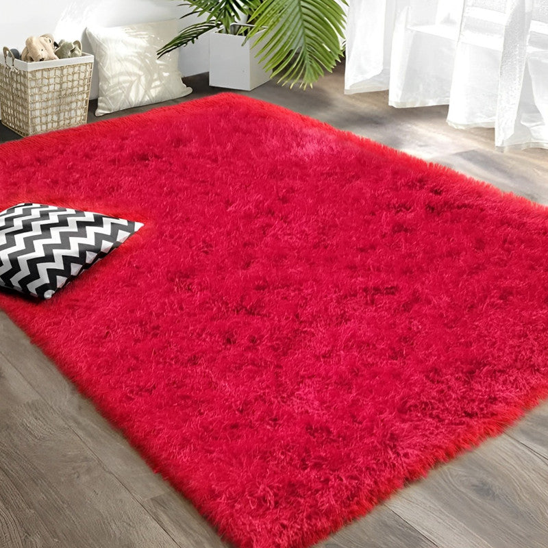 Alfombra Bengala 120x170 Cm Rojo
