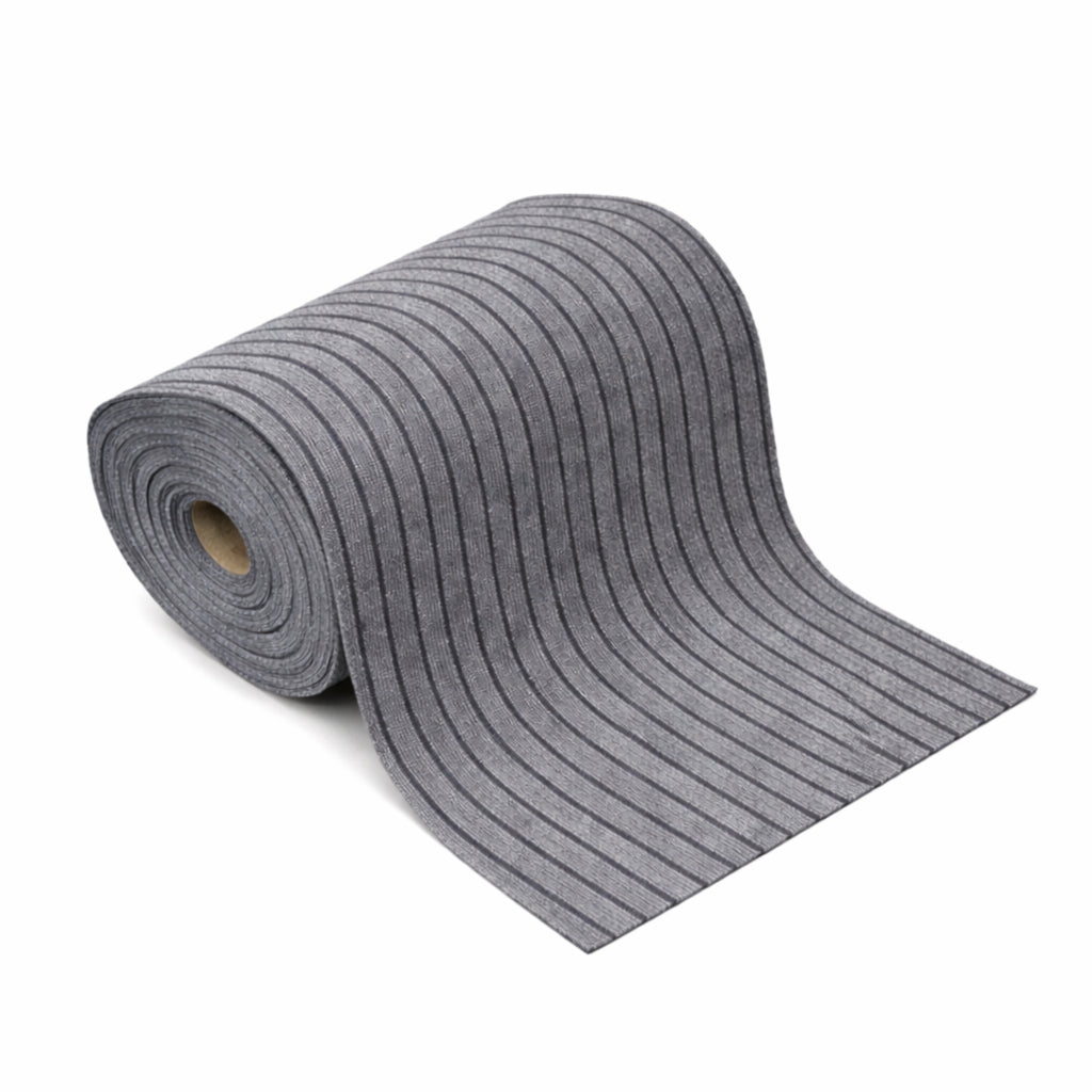 Rollo Acanalado 0.6x25 Metros (Gris Claro)