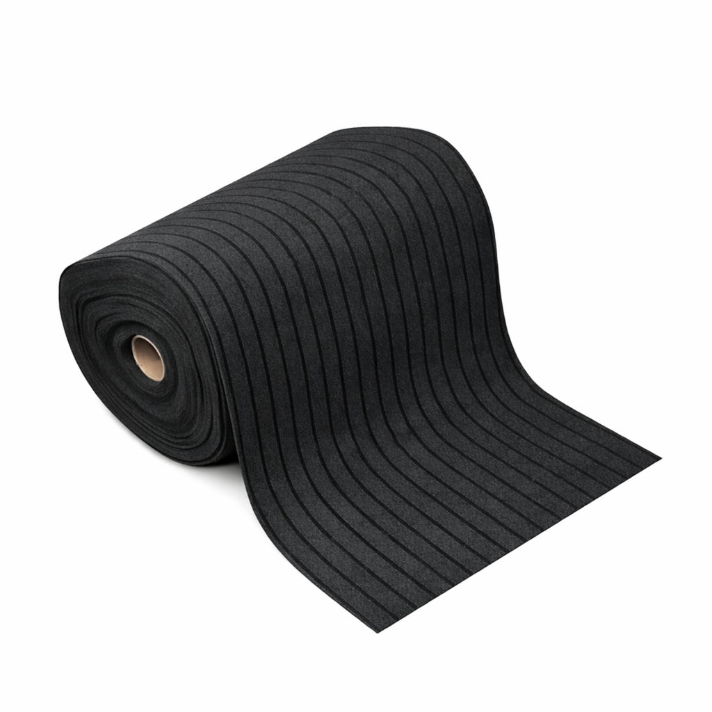 Rollo Acanalado 0.6x25 Metros (Gris Oscuro)