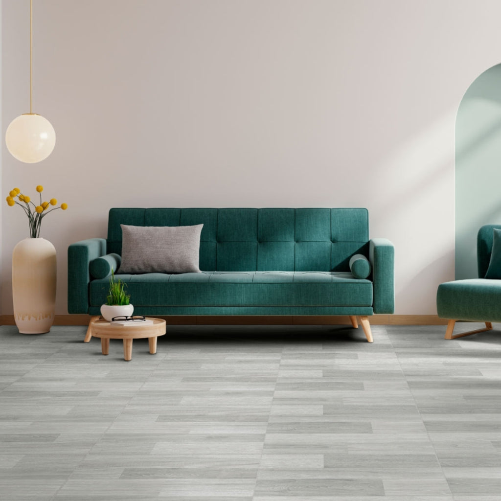 Rollo Piso Vinilico Roma 2x15 Metros (30 Metros2) Gris